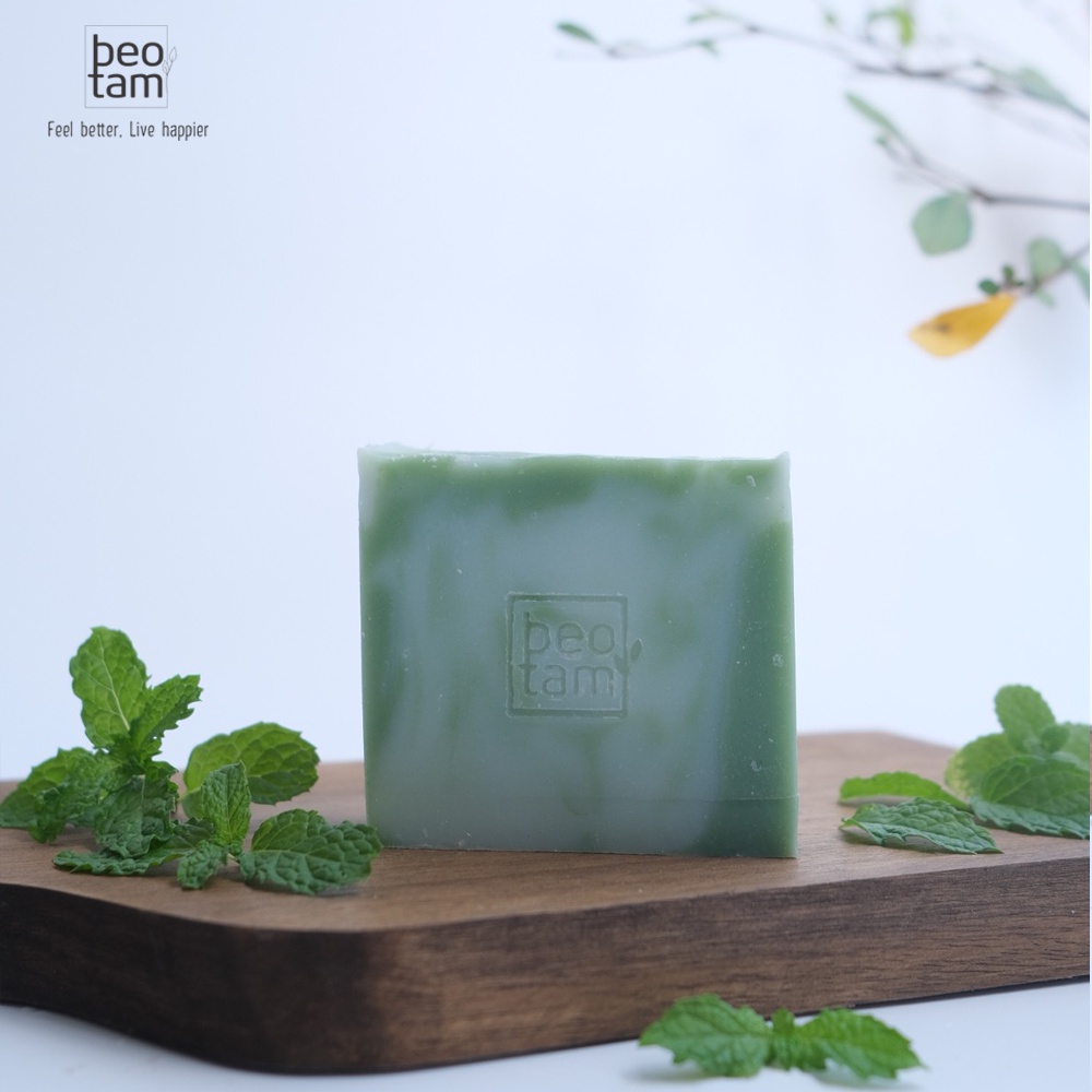 Xà phòng Cocomint Bèo Tấm Làm dịu da, cho da nhạy cảm, thủ công, 100% thiên nhiên