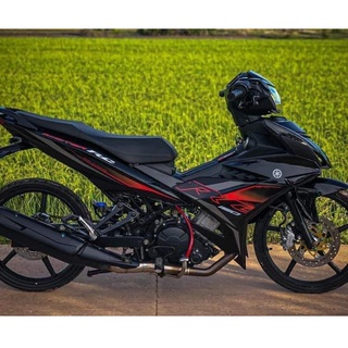 Tem rời exciter 150 rc đen phối đỏ 2019