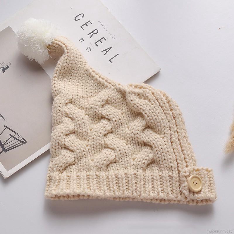 Nón len ấm áp xinh xắn dành cho bé