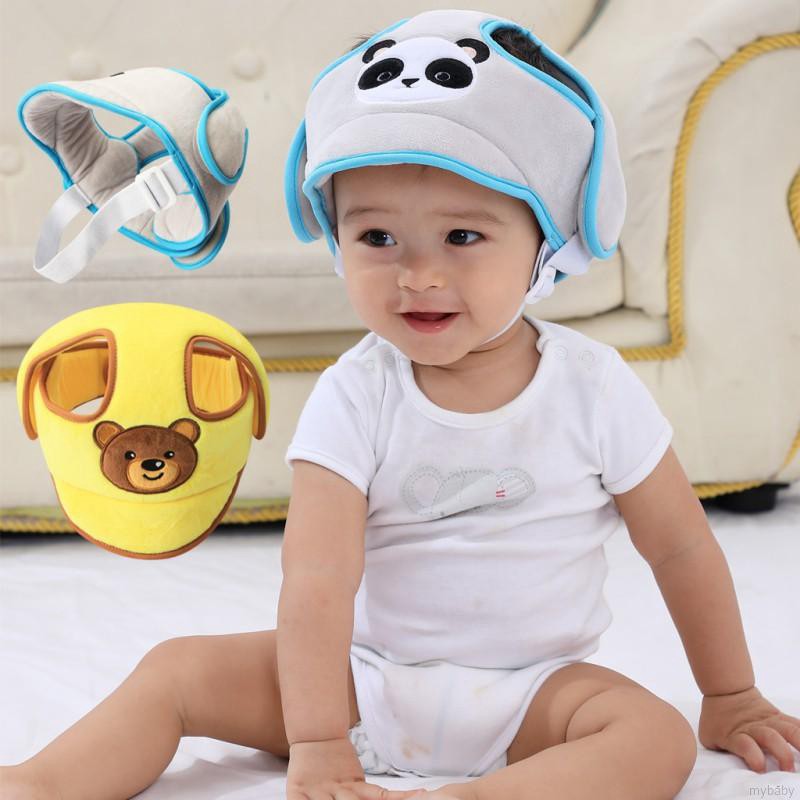 My Baby  Breathable Baby Boys Girls Protective Helmet Anti-collision Safety Hat Walking Kids Cap