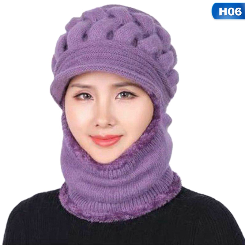 Nón len giữ ấm mùa đông dành cho phụ nữ trung niên thanh lịch