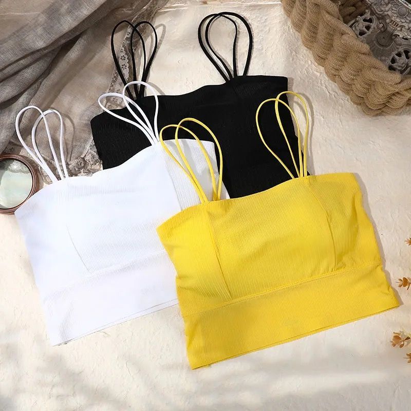 【Yuki】ÁO 2 dây bra có mút ngực xinhh | BigBuy360 - bigbuy360.vn