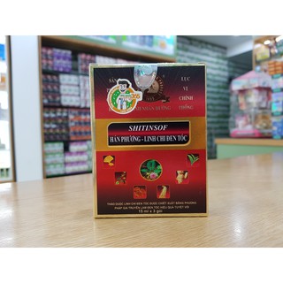 🌟Dầu Gội Nhuộm Đen Tóc Shitinsof Hán Phương Linh Chi Đen Tóc🌟