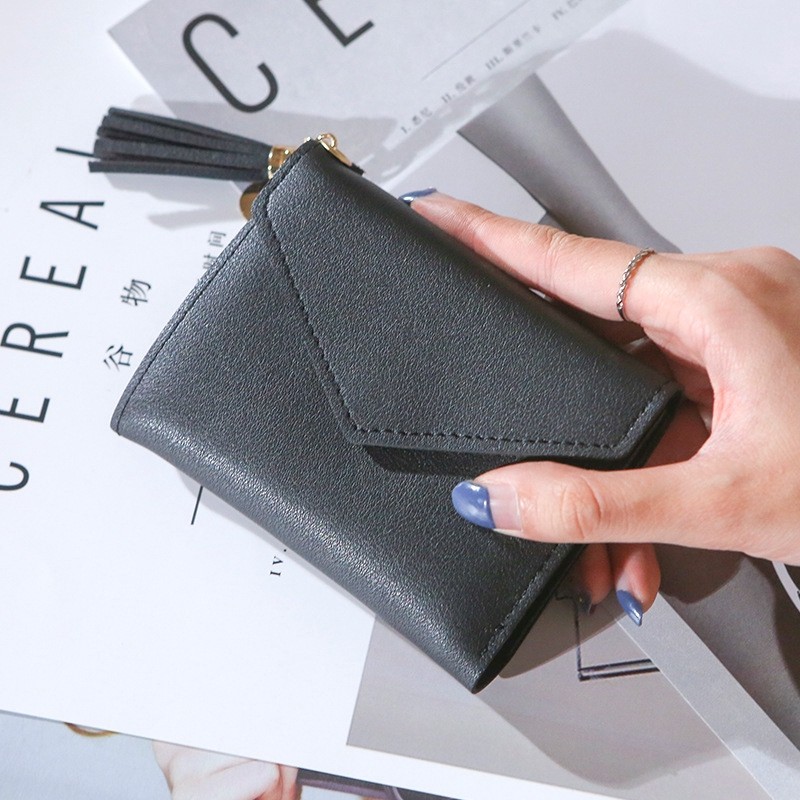 Ví nữ mini cao cấp ngắn cute nhỏ gọn bỏ túi thời trang giá rẻ VD70 | BigBuy360 - bigbuy360.vn