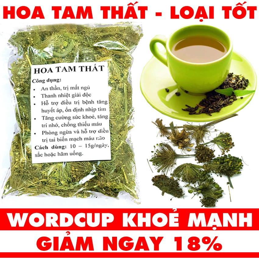Hoa tam thất 100 gam (Loại khô - Ảnh thật)