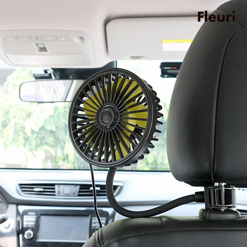 Quạt Làm Mát USB Gắn Sau Lưng Ghế Ngồi Xe Hơi Golf Xe Tải RV