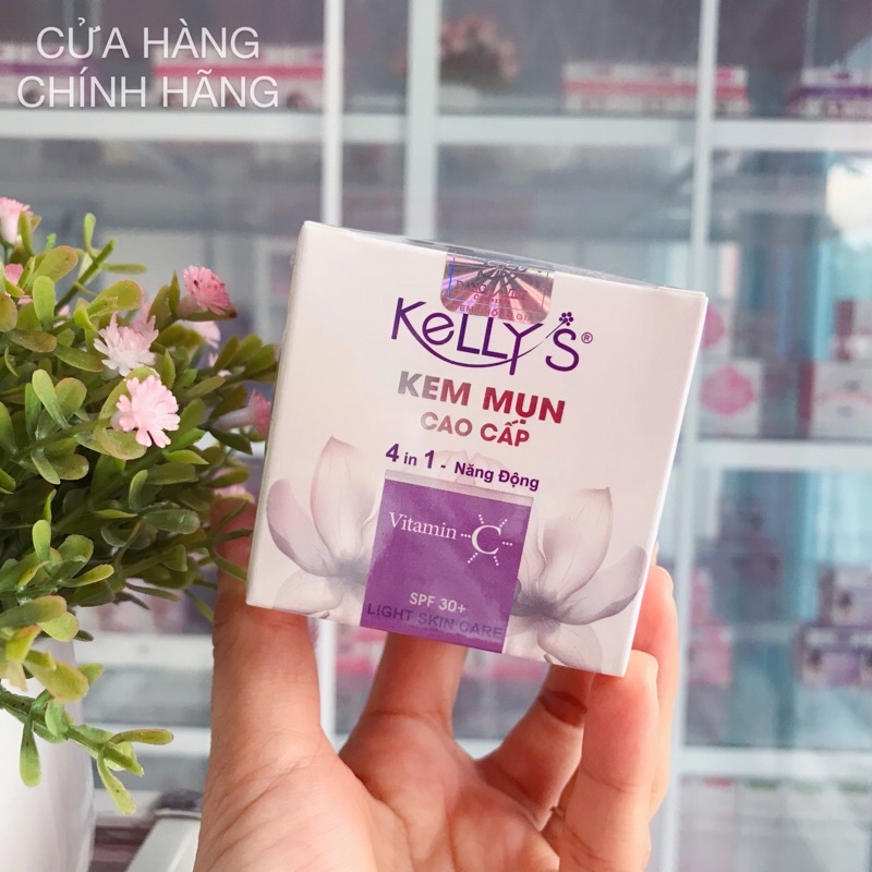 Kem Mụn Cao Cấp 4 in 1 Kelly’s (Ban đêm)