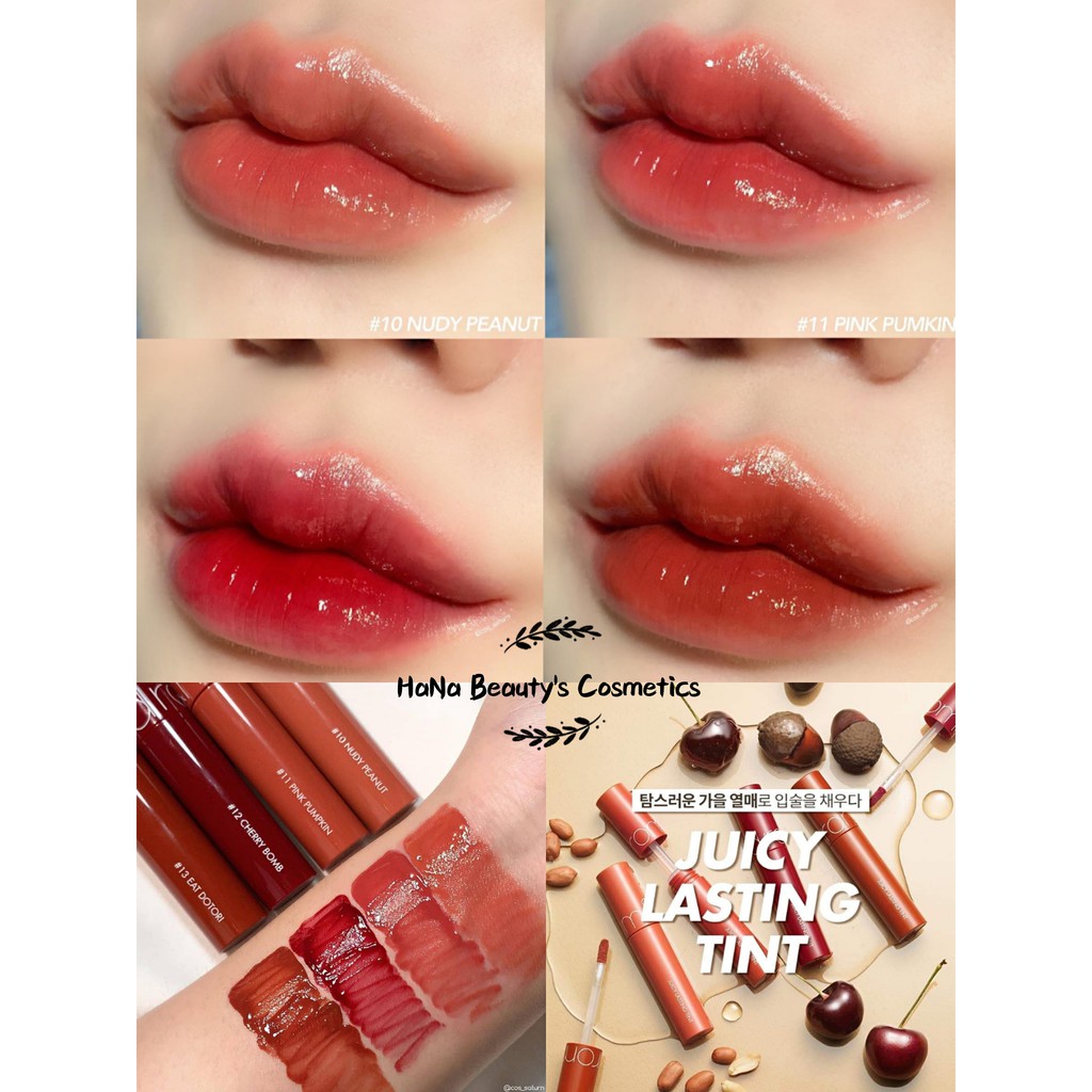 [ Màu Mới 10-21 ] - Son Tint Lì Romand Juicy Lasting Tint