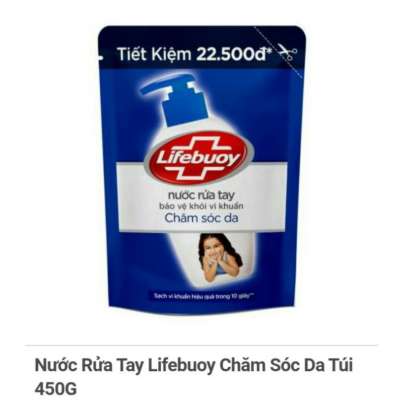 Nước rửa tay Lifebuoy bảo vệ vượt trội túi 450 g