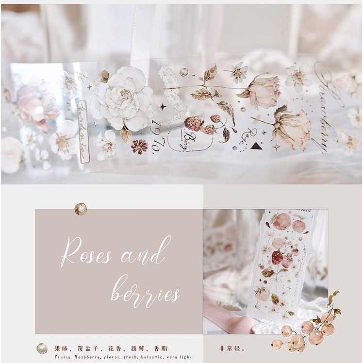 Minyi.corner - Freckles tea - Mẫu Roses and Berries 1 chu kì