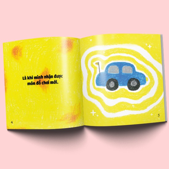 Sách Ehon Cảm xúc - Ehon Nhật Bản Dành Cho Bé Từ 0 - 6 Tuổi - Vui Là Như Thế Nào Nhỉ