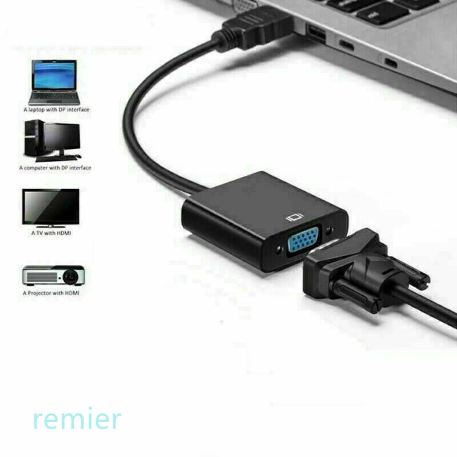 Dây Cáp Chuyển Đổi Hdmi 1080p Đầu Đực Sang VGA Đầu Cái Tiện Dụng