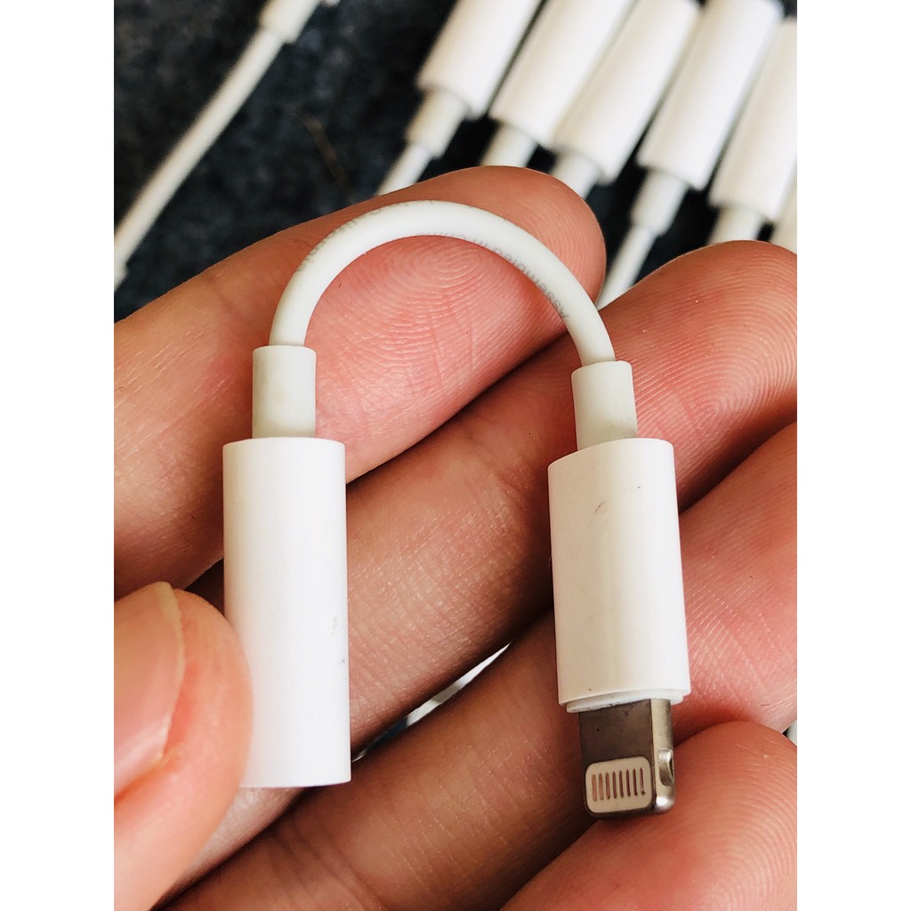 Jack chuyển tai nghe iphone (xịn bóc máy) lightning ra 3.5 apple chính hãng