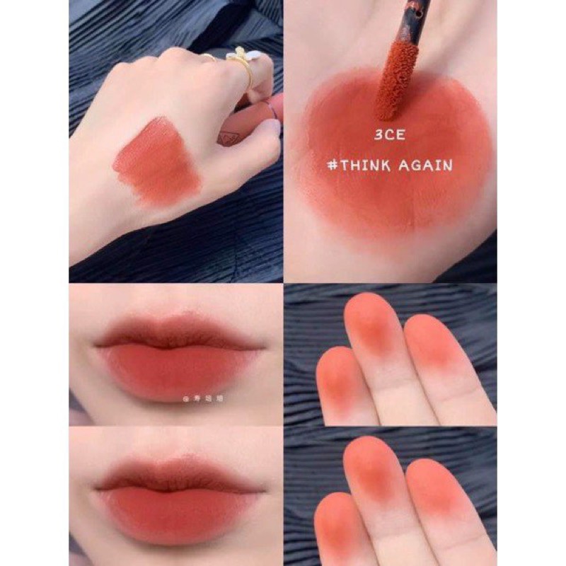 SON 3CE VELVET LIP TINT THINK AGAIN – HỒNG NUDE CORAL