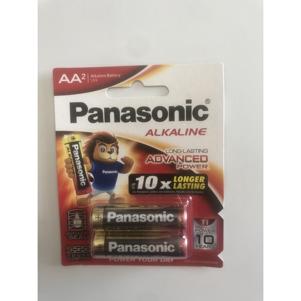 Vỉ 2 viên Pin tiểu Panasonic LR6 AA