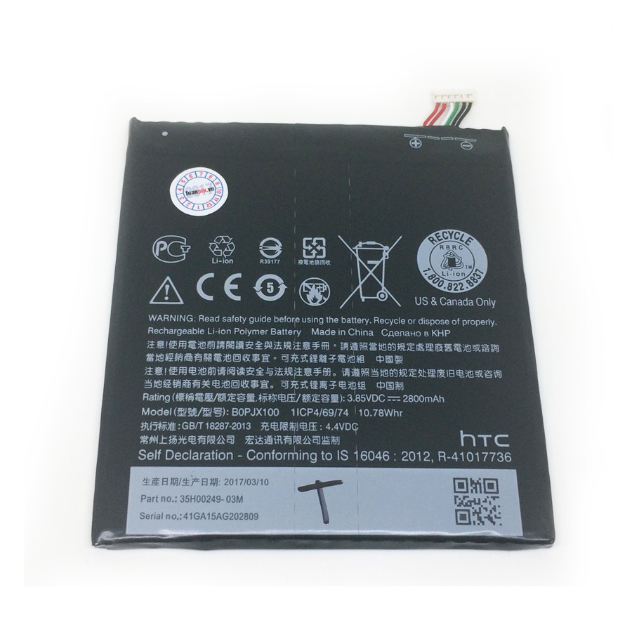 [Dùng Thử 7 Ngày] Pin HTC One E9/ E9 Plus Bh 12 tháng