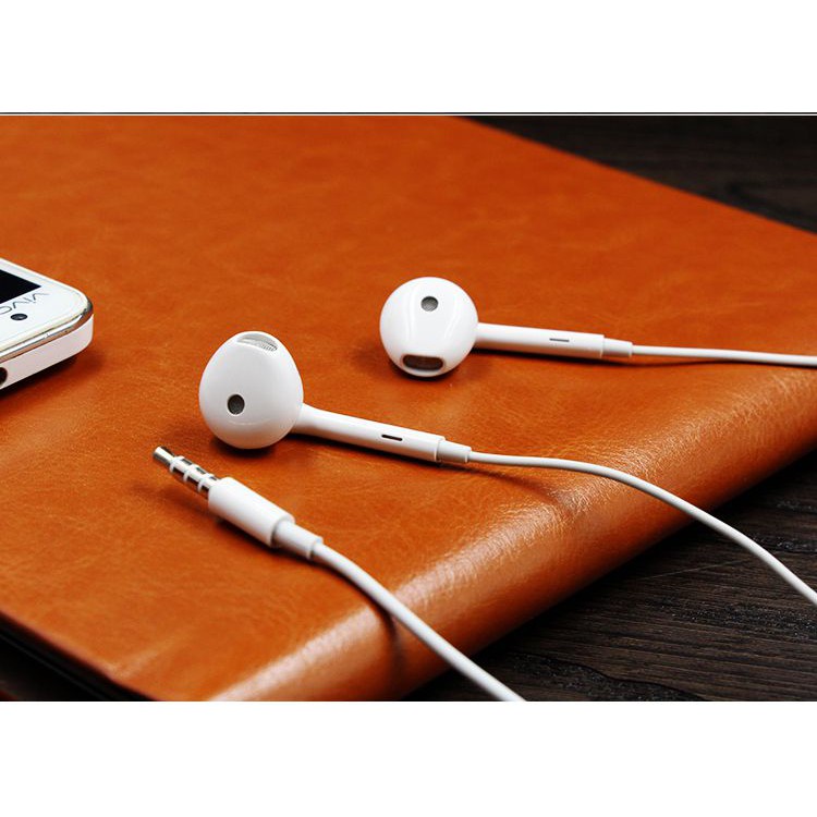 ''Gía Sốc'' Tai Nghe OPPO R11 Màng Trắng -  Âm Thanh Hay Bass Căng - Có Míc Đàm Thoại , Thoải Khi Đeo -  BH 12 Tháng..