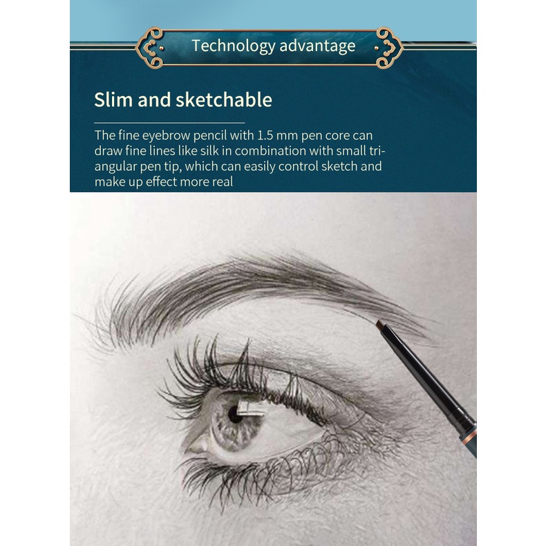 Còn Hàng Bút Kẻ Lông Mày Hình Tam Giác Novo Thon Gọn Tự Nhiên Và Không Thấm Nước Thanh Toán Khi Nhận Hàng