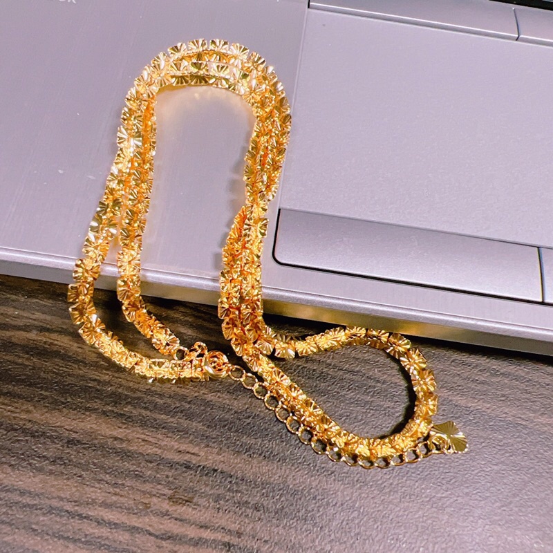 Dây chuyền nam nữ 3d siêu sáng bền màu mạ vàng 18k trang sức giá sỉ Kami