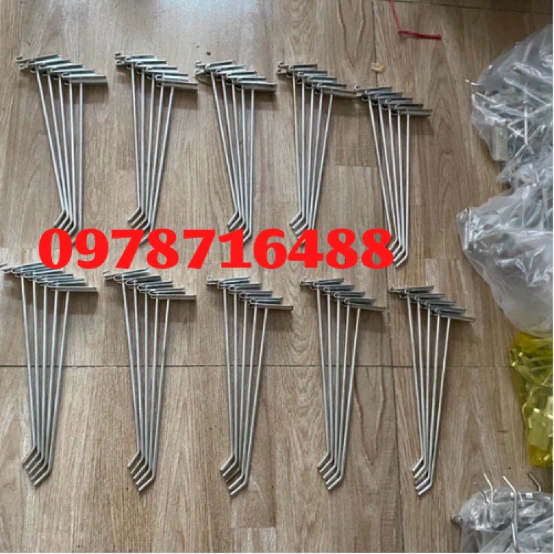 Móc sắt cài lưới combo 10 cây