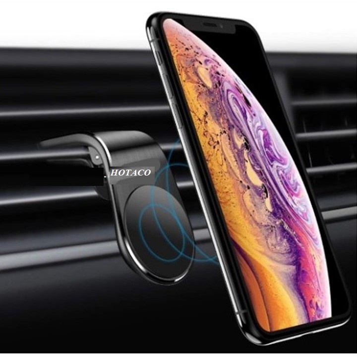 Giá kẹp điện thoại Iphone, giá đỡ điện thoại kẹp lỗ thông gió chắc chắn, không bị rung lắc