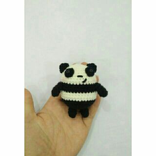 [New] Móc khóa thú len gấu trúc Panda 🐼