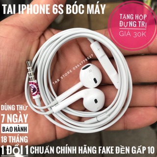 Tai nghe IPHONE 6s Zin Bóc máy ( TẶNG HỘP ĐỰNG )