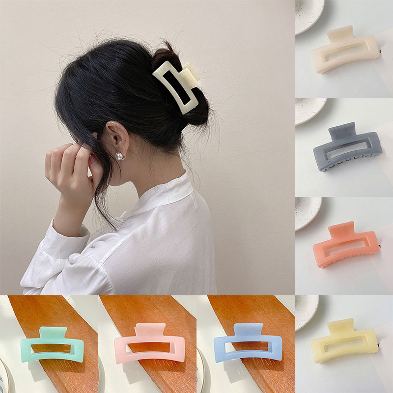 Kẹp Tóc Nhựa Acrylic Phong Cách Hàn Quốc Cho Nữ