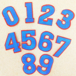 Sticker Ủi Thêu Chữ Số I2Vn