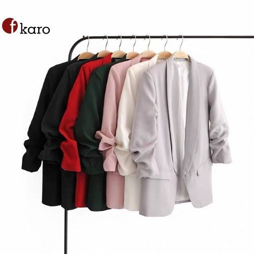 Áo vest nữ thu đông thiết kế hai lớp nhiều màu tay áo cách điệu form dáng chuẩn đường may đẹp Fkaro VS4 - tặng kèm khăn | BigBuy360 - bigbuy360.vn