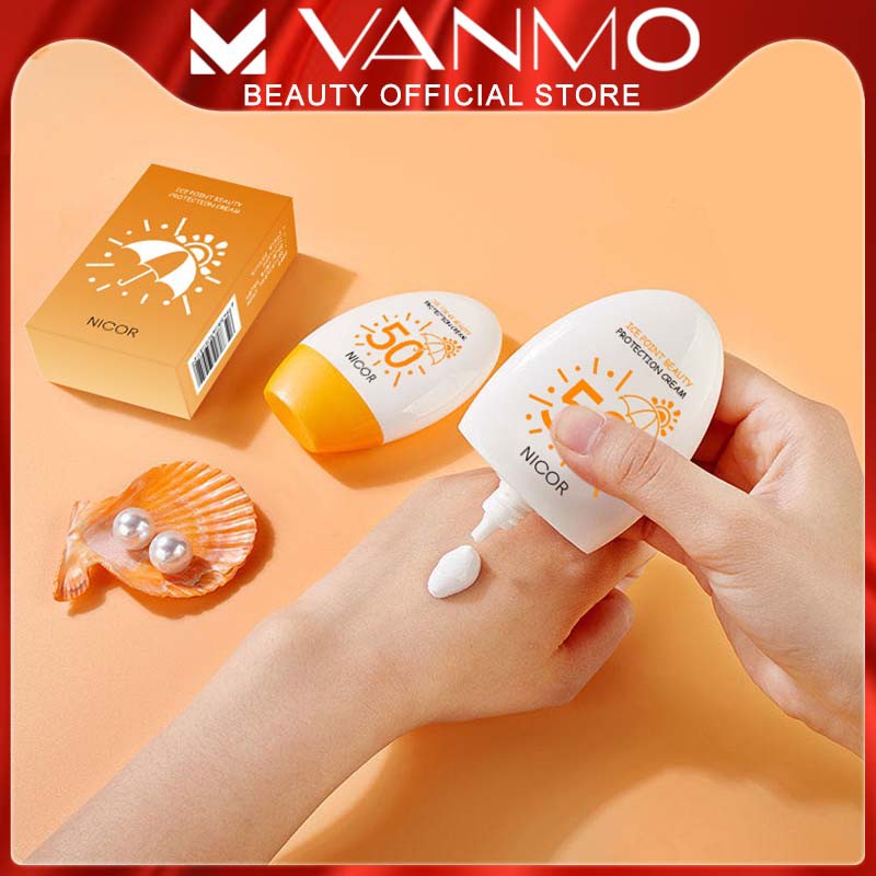 Kem Chống Nắng NICOR SPF50+ 60g Bảo Vệ Da Chống Tia Cực Tím An Toàn Tuyệt Đối Cho Da