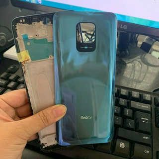 Bộ vỏ xiaomi redmi note 9S có kính cam và khe sim
