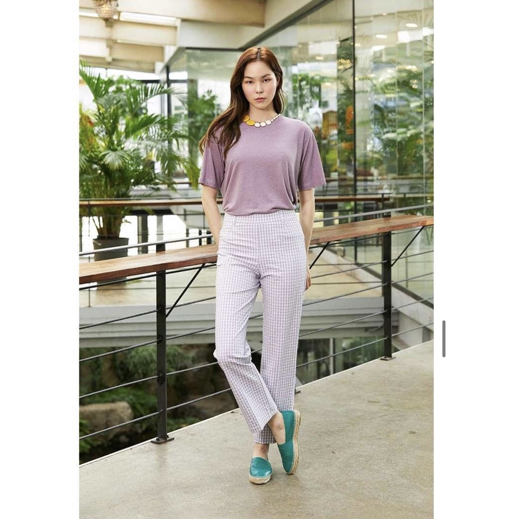 Hàng dư xịn - Áo thun linen nữ Lapi1f chỉ nổi xuất khẩu Hàn Quốc
