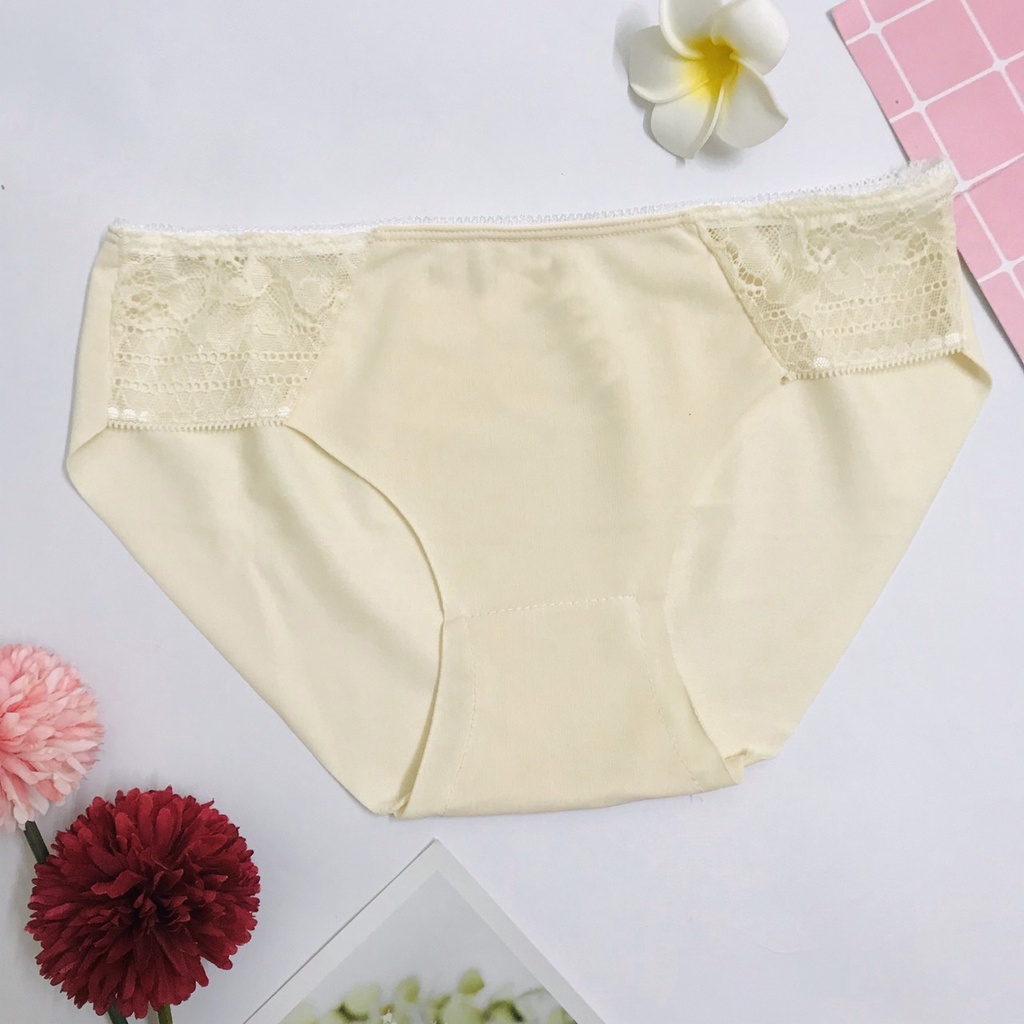 Quần lót nữ cotton trơn thun lạnh sexy cute cao cấp kháng khuẩn có BIGSIZE 80kg LINH CHIPI QL01 | BigBuy360 - bigbuy360.vn
