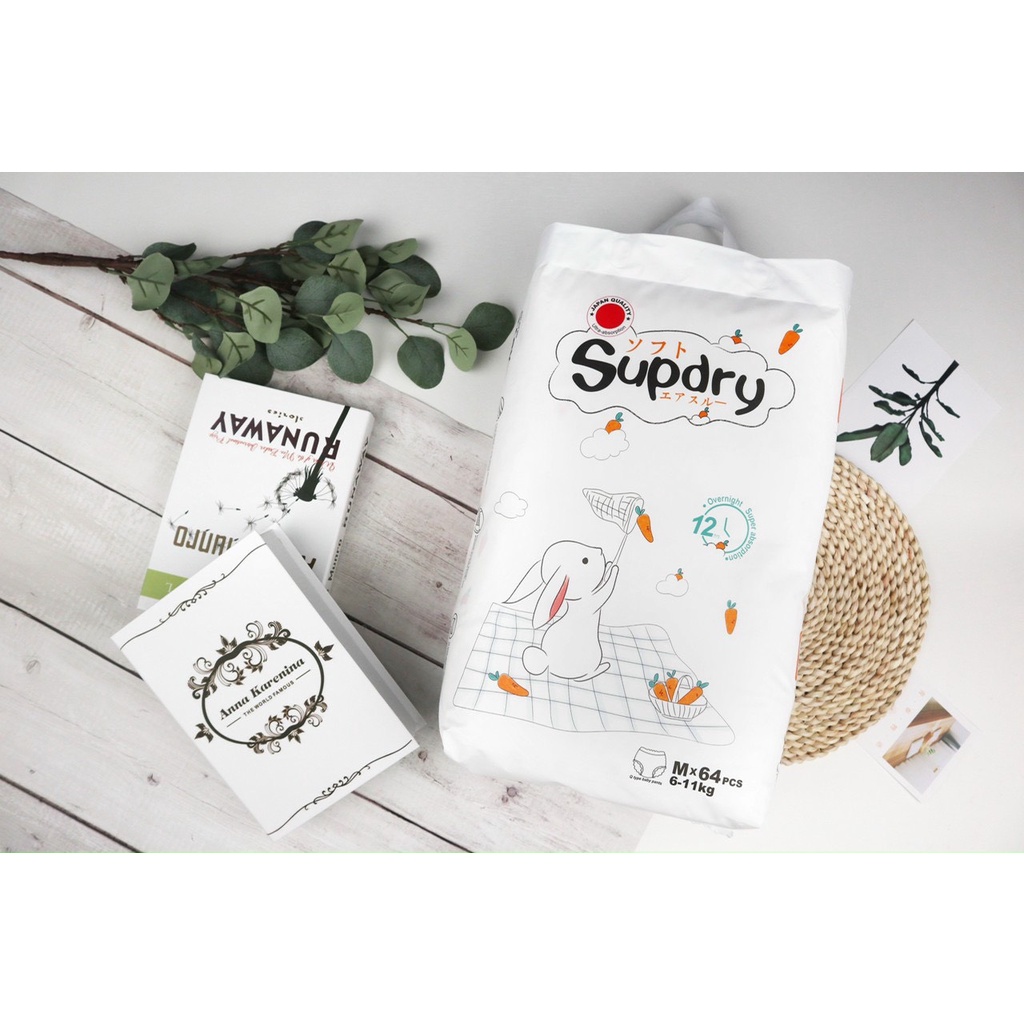 ☘️ Tã quần / dán cao cấp Nội địa Trung Supdry đủ size dán NB80/S72/M66/L60 quần M64/L58/XL52/XXL50/XXXL46