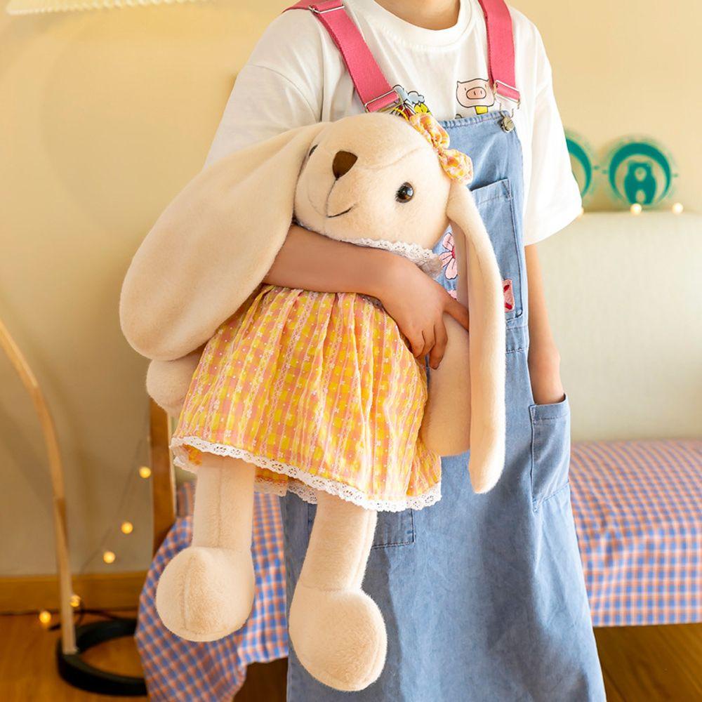 LILYES Thỏ Nhồi Bông Tai Dài 30 / 45CM Đáng Yêu Trang Trí Nhà Cửa