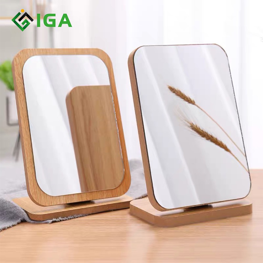 Gương Soi Trang Điểm Gỗ Để Bàn B Mirror - GP120 Thương Hiệu IGA