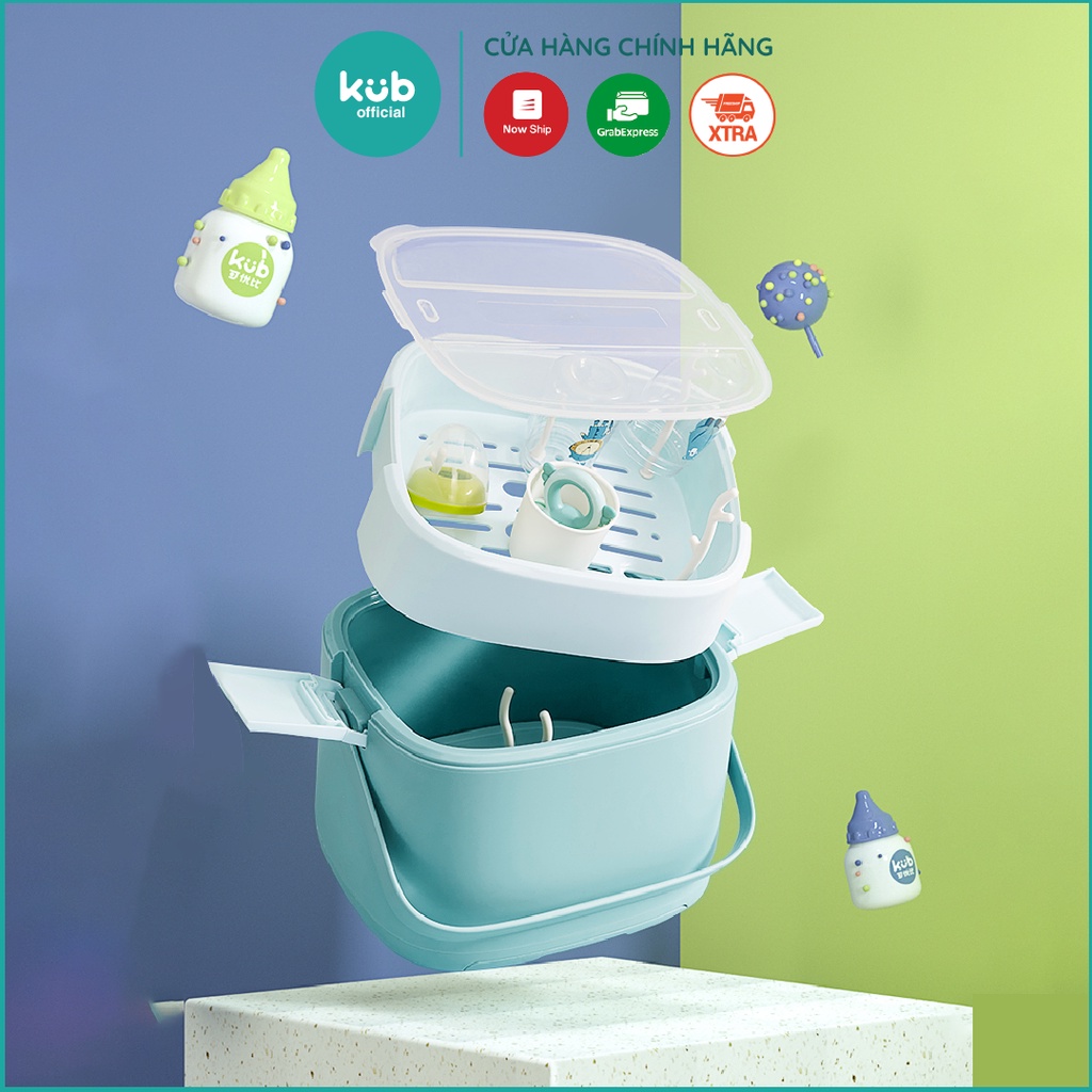 Khay úp bình sữa KUB mẫu mới nhất 2021 bảo hành 3 tháng