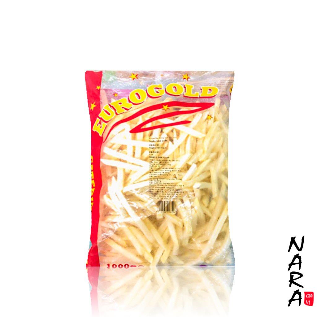 Khoai tây chiên nhập khẩu Bỉ EuroGold sợi lớn 1kg