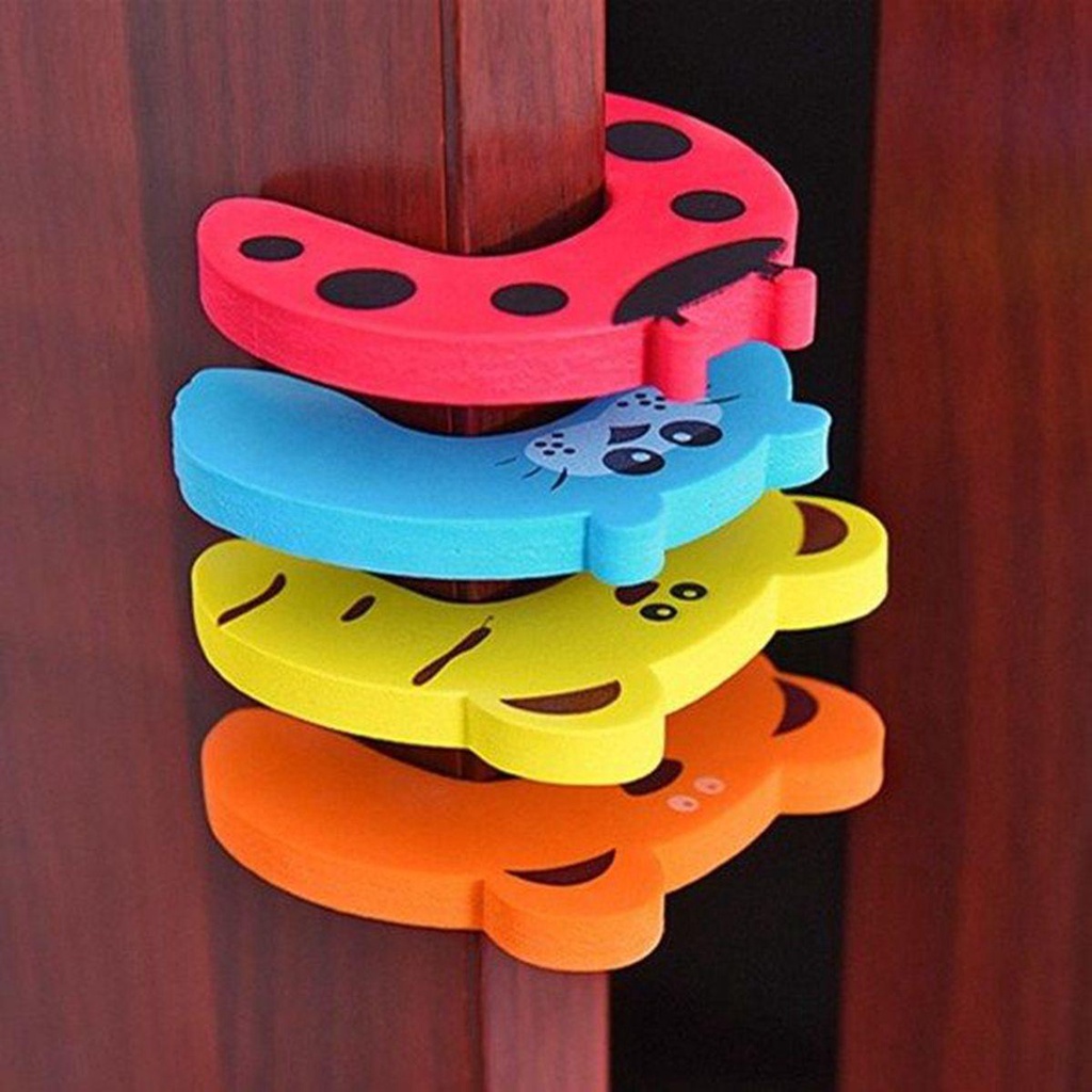Miếng Chặn Cửa Bằng Xốp EVA Mềm Hình Hoạt Hình Sáng Tạo
