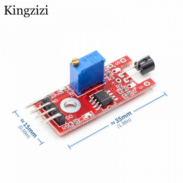 1 Mô Đun Cảm Biến Cảm Ứng Cơ Thể Người KY-036 Bằng Kim Loại Chất Lượng Cao