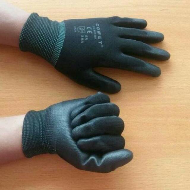 Palm Fit Comet Cg 805 Bk Black Gloves Can
