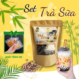 Set trà sữa phúc long, thái xanh, thái đỏ tặng kèm công thức comi