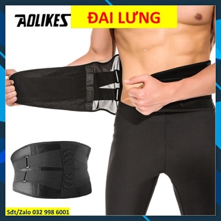 Đai lưng thể thao tập gym chính hãng aolikes 7983 đai bụng 7981 7980 1698 7990 7996 7985 đai bảo vệ lưng 7982 aml