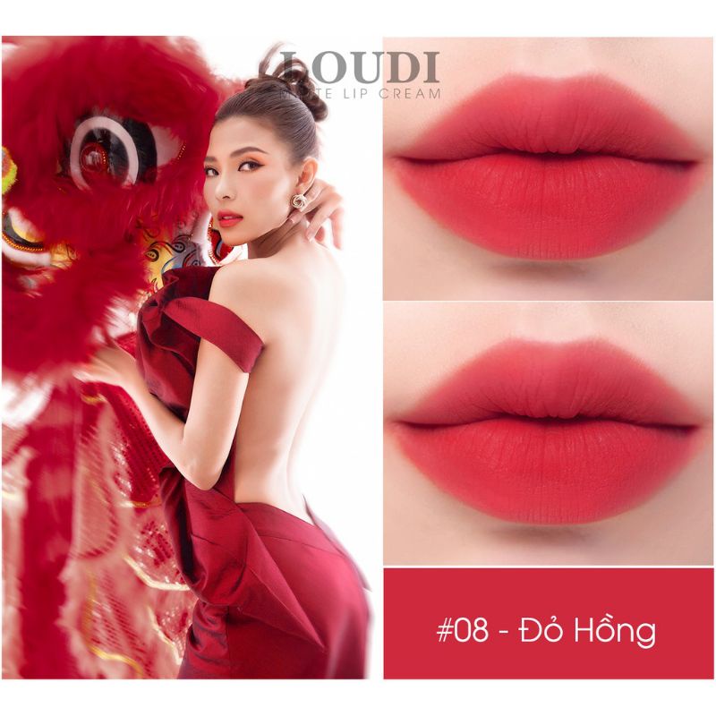 SON LOUDI KEM LÌ_ĐỎ CHERY_12 MÀU XINH