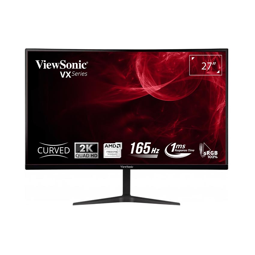 Màn hình Viewsonic VX2718-2KPC-MHD (27 inch/2K/VA/165Hz/1ms/250nits/HDMI+DP+Audio/Cong)