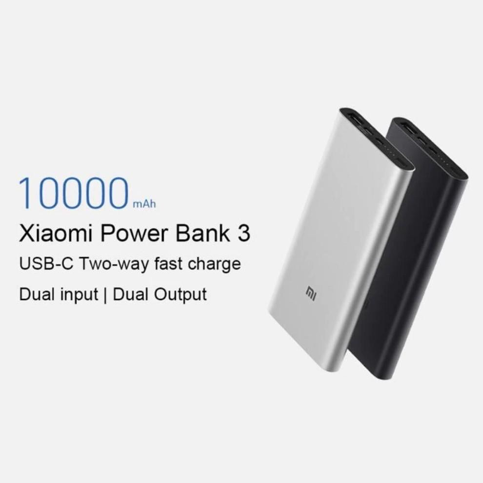 Sạc Dự Phòng Xiaomi Gen 3 Pro 10000mAh/20000mAh - Pin hỗ trợ sạc cả 2 chiều - Bảo hành 6 tháng