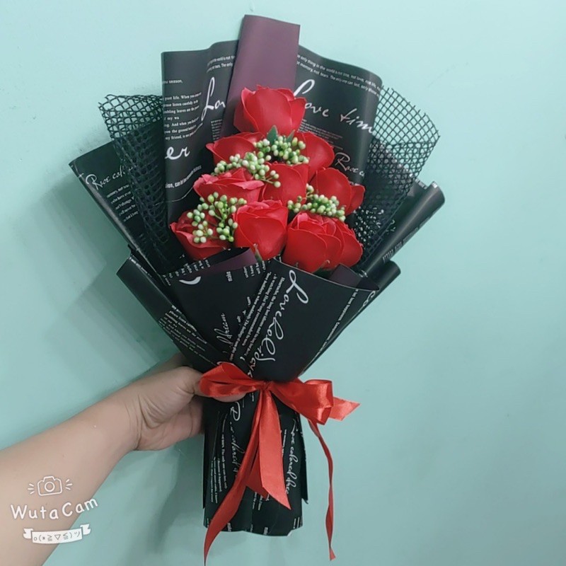 HOA HỒNG SÁP 10 BÔNG