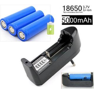 BỘ Chui cắm sạc pin + Pin sạc 18650 dùng cho các thiết bị điện tử, dùng cho Box sạc, cell laptop, 