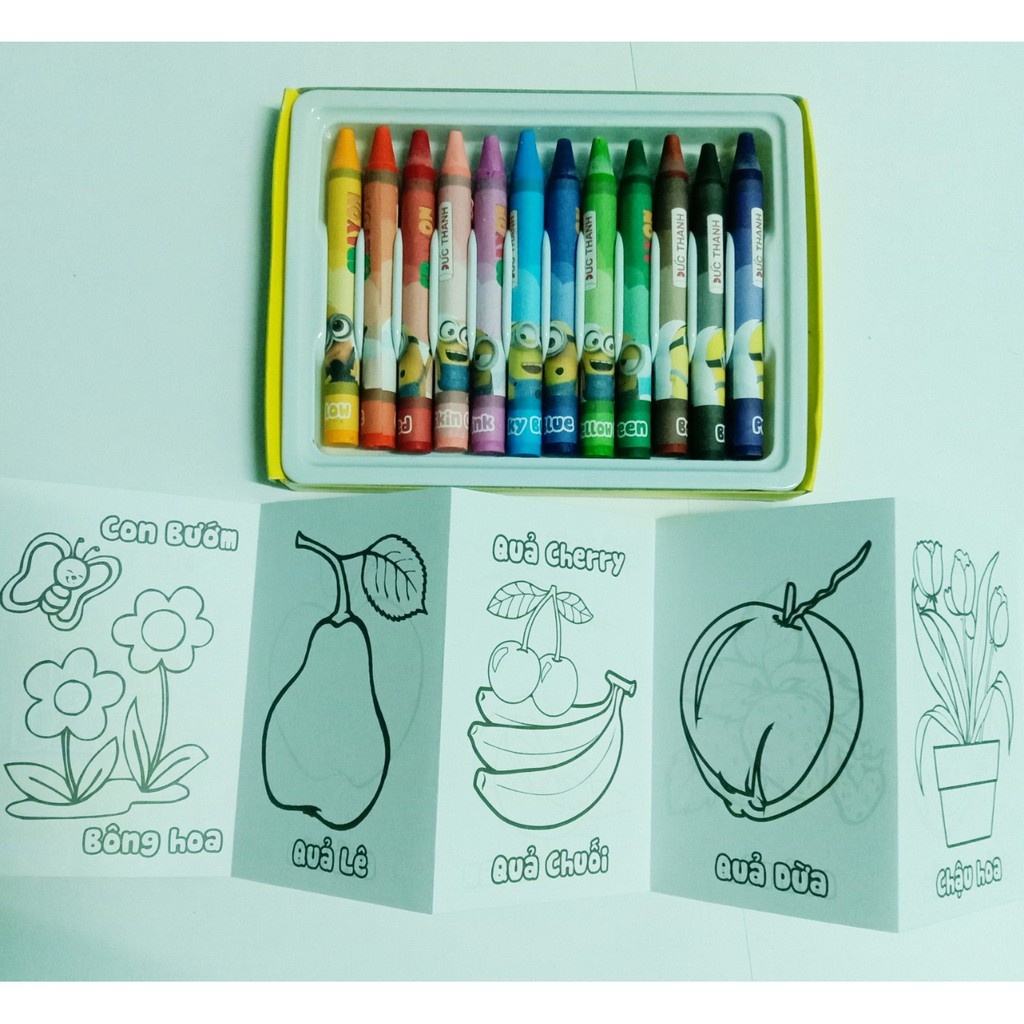 Bút sáp 12 màu Đức Thanh